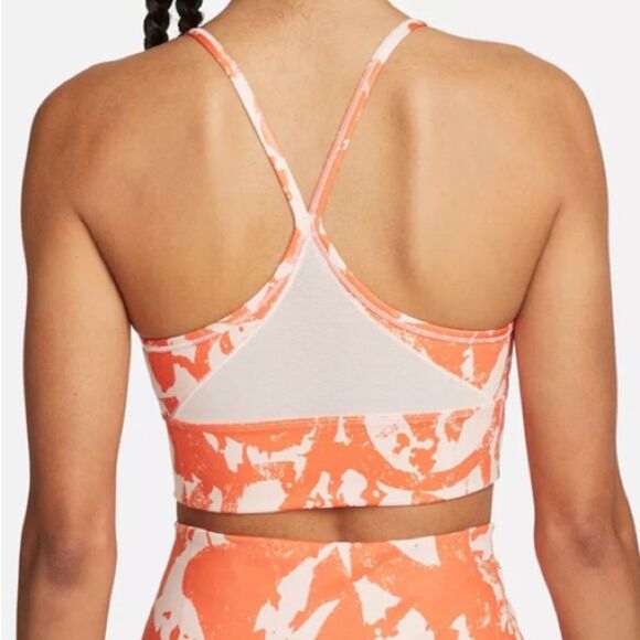 NWT Nike Women's Orange Light-Support Padded Sports Bra Plus Size XXL 2X - Picture 2 of 9